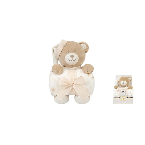 Bear toy blanket