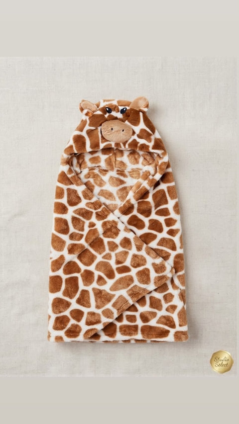 Cute cow character blanket