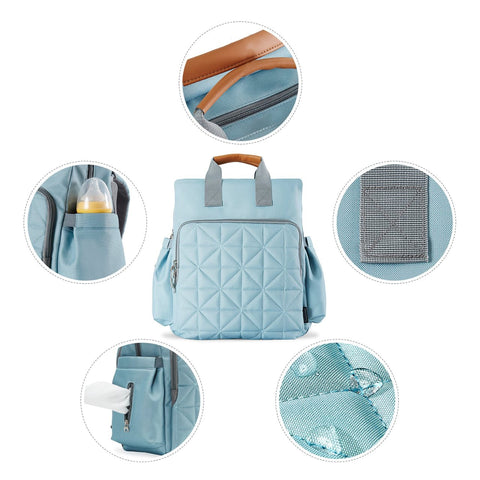 Fashion way-sea green-diaper bag