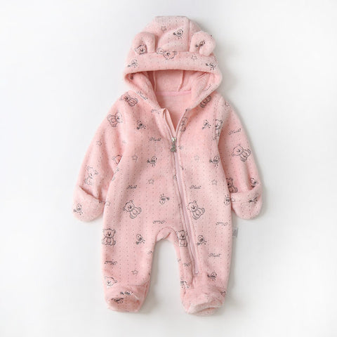 Pink plush jumper