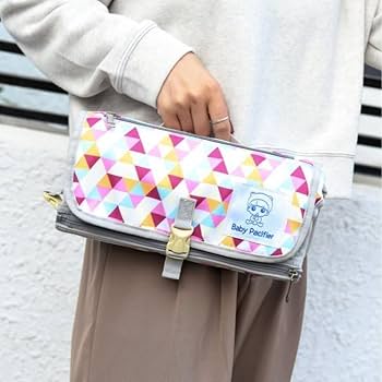 Diaper changing clutch
