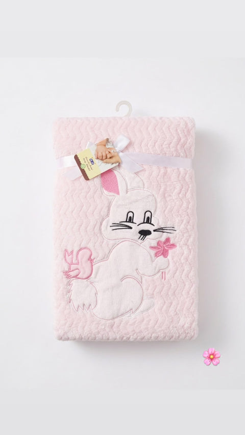 Secret garden bunny blanket