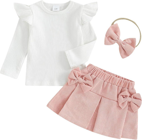 Little bow pink set