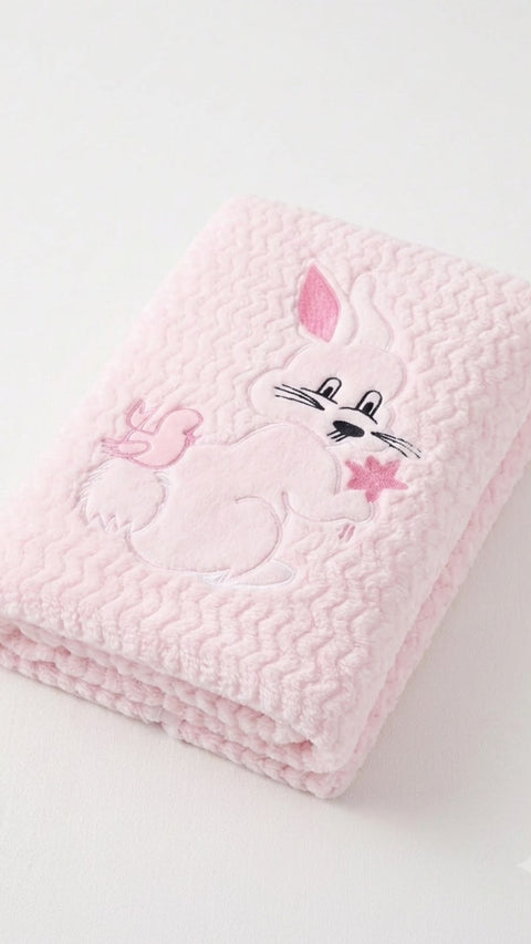 Secret garden bunny blanket