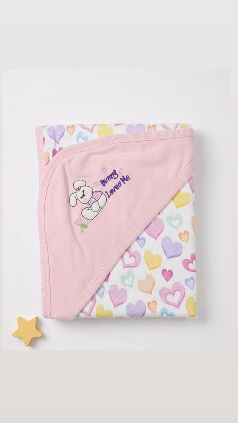Bunny loves me wrapping sheet