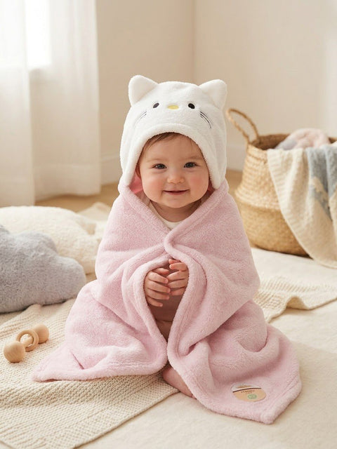 Hello kitty hooded blanket