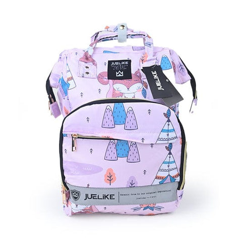 Jeulike purple fox bag pack