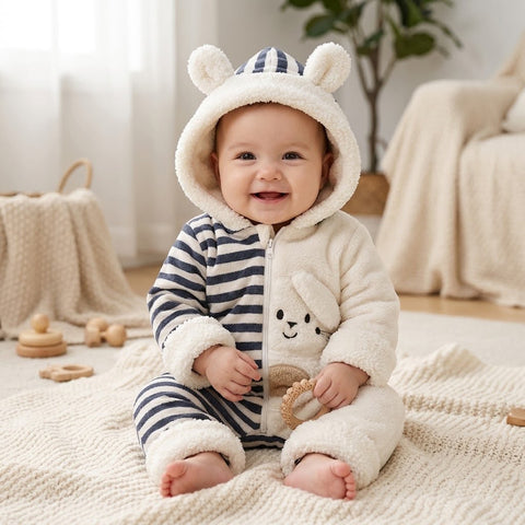 Snowflake Teddy Romper