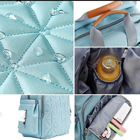 Fashion way-sea green-diaper bag
