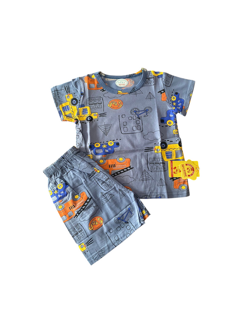 Blue cars summer set