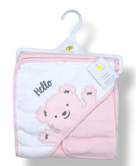 Bear bath and face towels