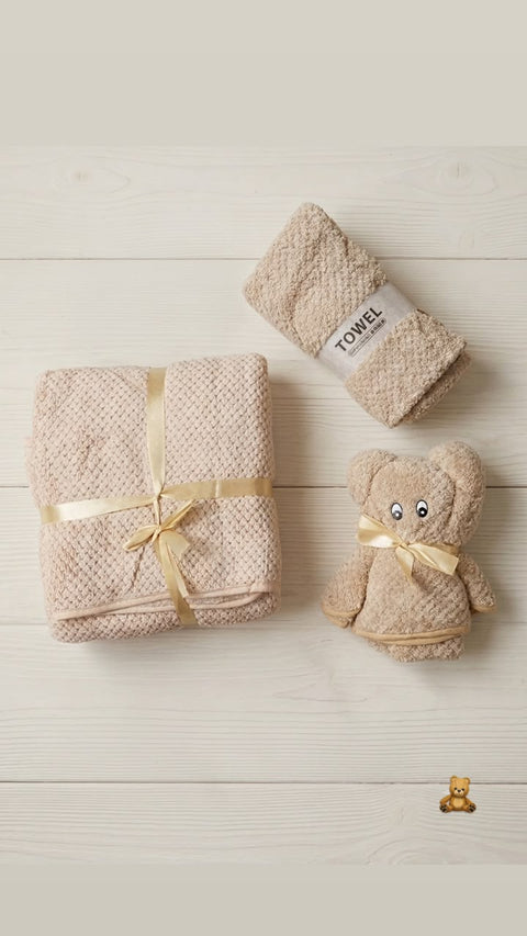 Beary clean bath time set