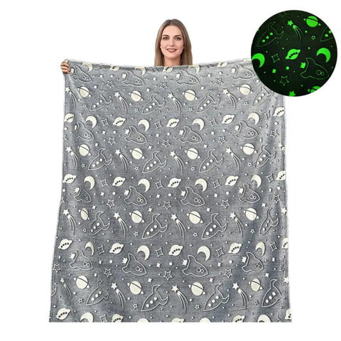 Premium dark in the glow blanket