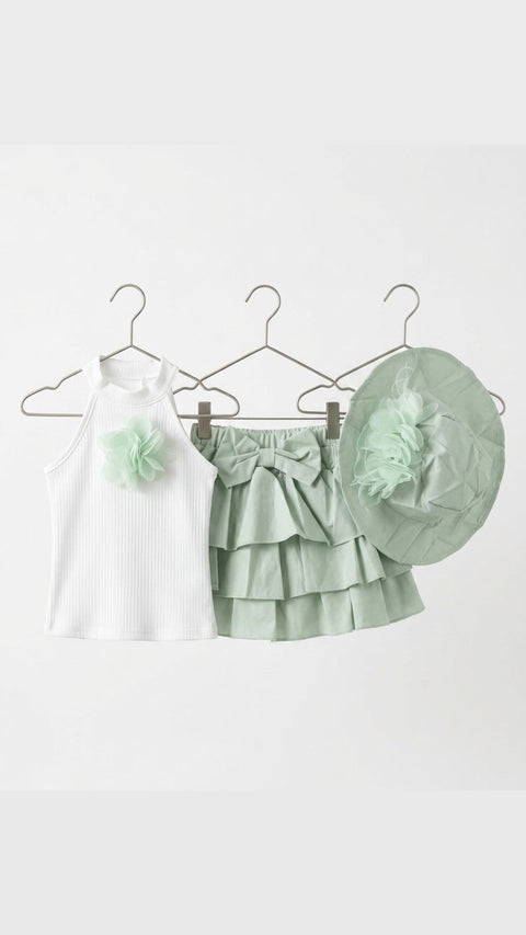 Net floral summer set