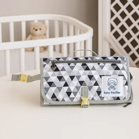 Diaper changing clutch