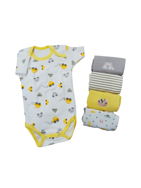 Pack of 5 summer bodysuits
