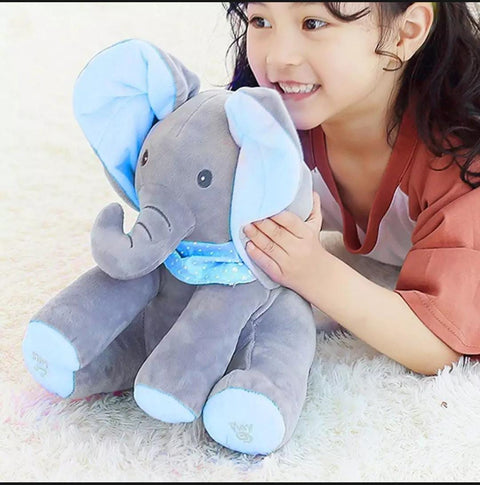 Peekaboo elephant