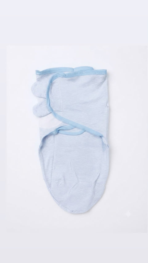 Blue baby swaddle