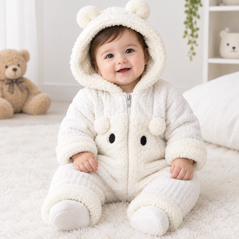 Snowy Teddy Romper