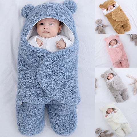 Winter furr swaddle
