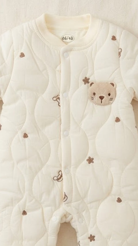 Butter-bear snuggle romper