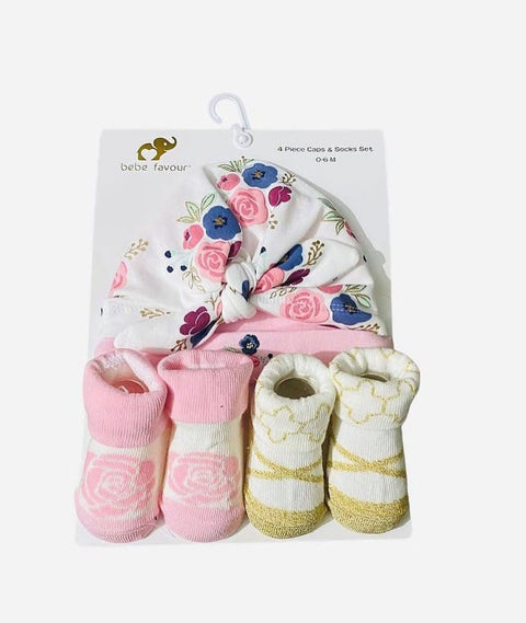 Cap and booties set