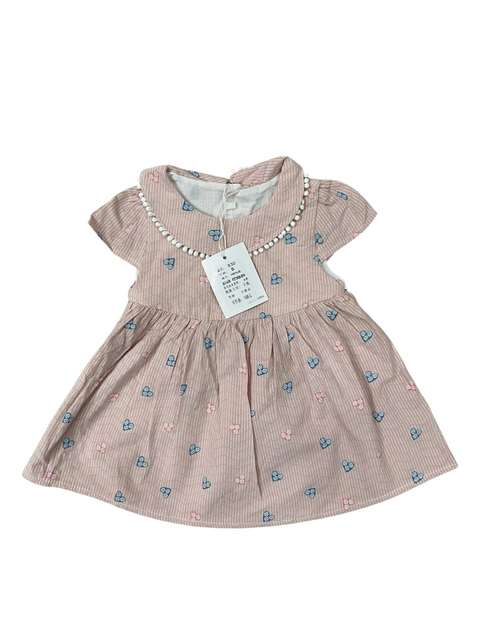 Cute little heart lawn frock
