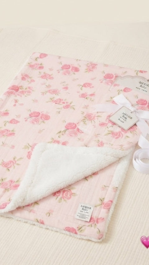 Baby's rosy dreams blanket