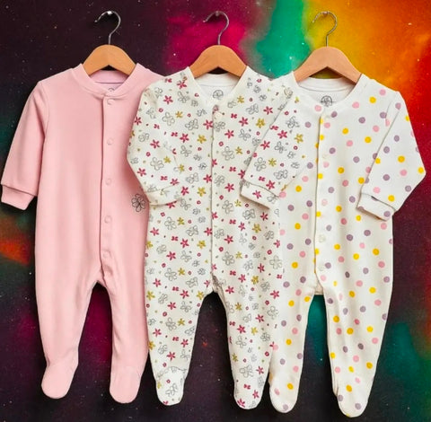 Pack of 3 rompers