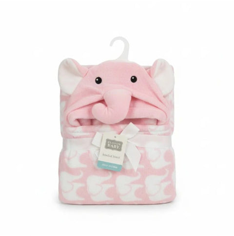 Hooded fleece blanket