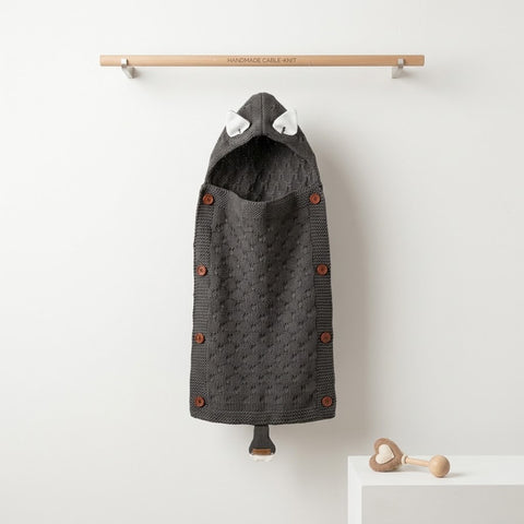 The Little Fox Knit Swaddle