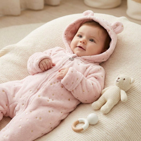 Pink star winter jumper