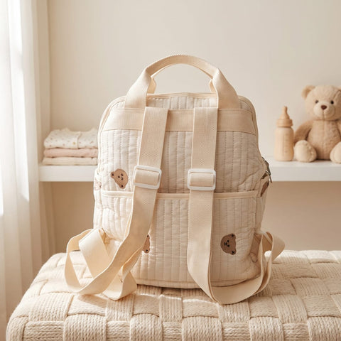 Premium quilted mother bag