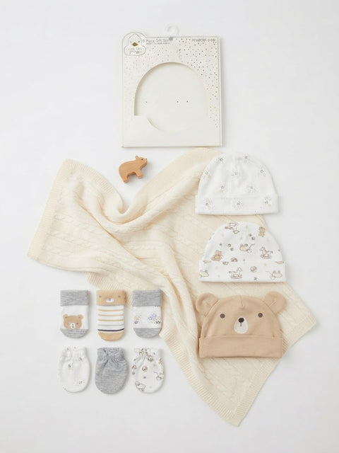 Cozy Teddy Bear Baby Gift Set