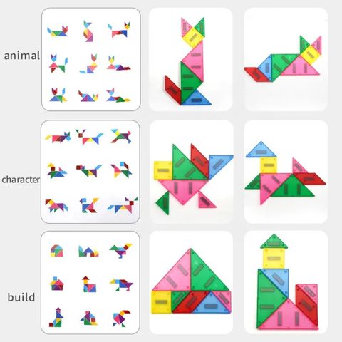 Tangram logic board