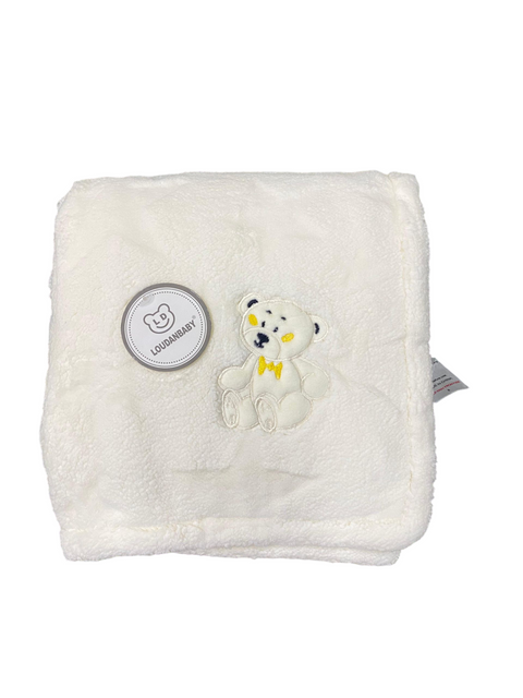 White sherpha  blanket