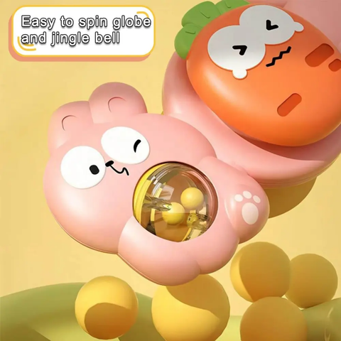 Baby rattle turntable set