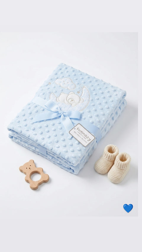 Baby's blue dream blanket
