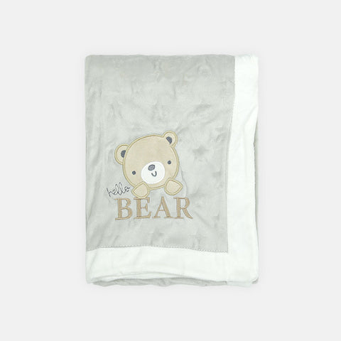 Dotted Plush baby blanket