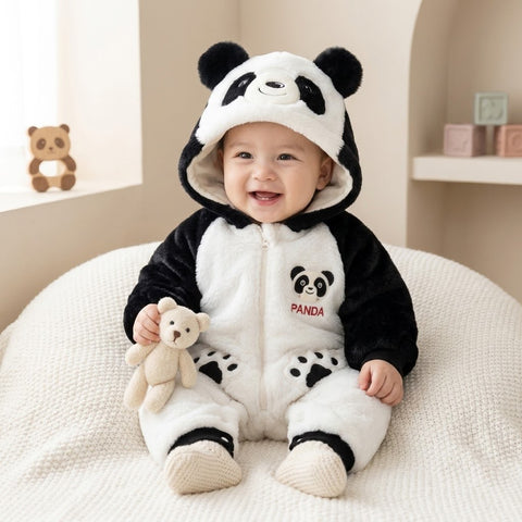 Duffel panda romper