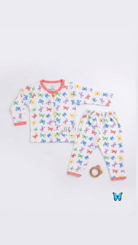 Butterfly's garden night suit