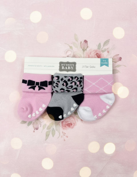 Hudson pack of 3 socks