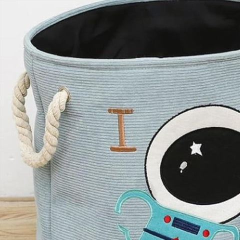 Premium velvet laundry basket