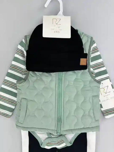 Dashing 4 pcs winter dress