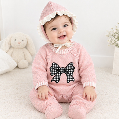 Rosie Bow Romper Set