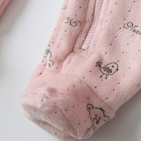 Pink plush jumper