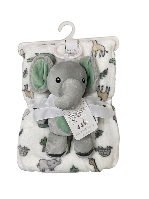 Duck n goose elephant toy blanket