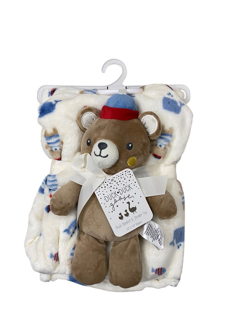 Duck n goose bear toy blanket