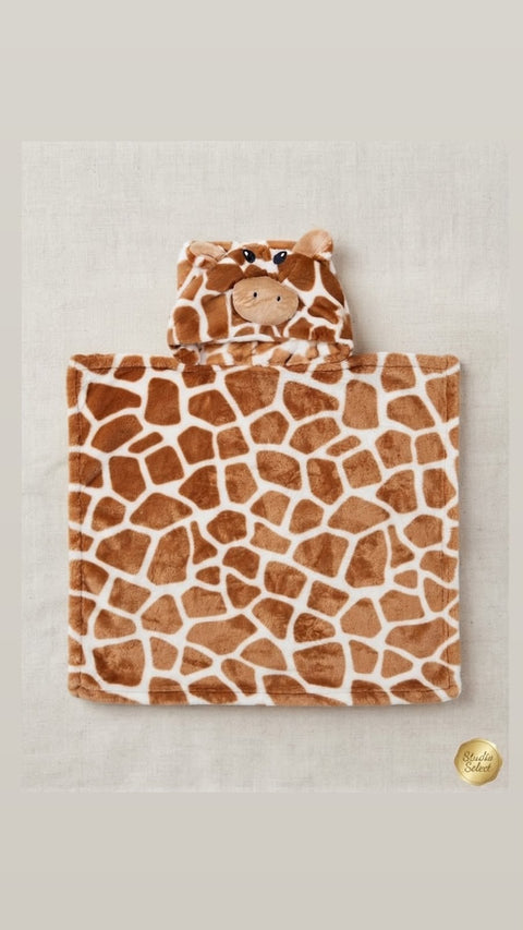 Cute cow character blanket
