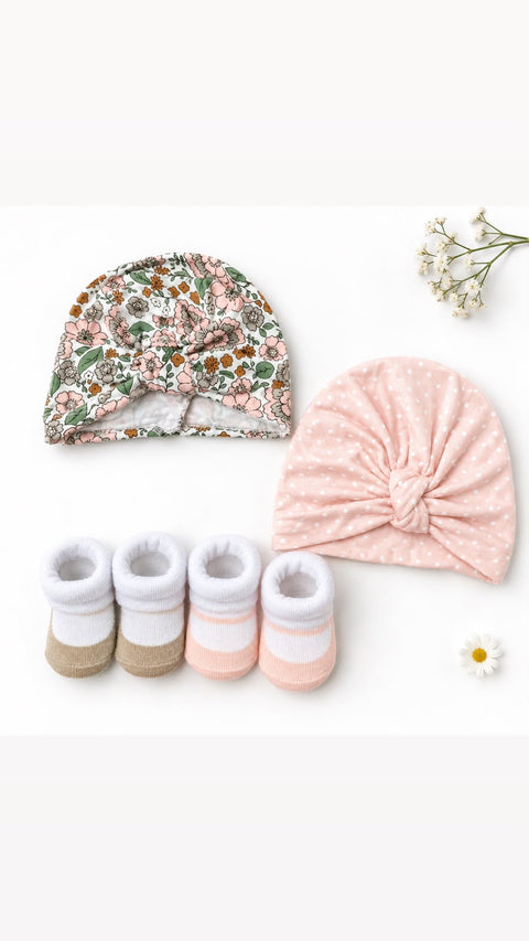 Autumn girlie cap set